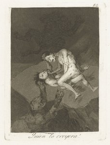 Wie hadde det gedacht! Hvem skulle tro det! (tittel på objekt) Los Caprichos (serietittel) av Francisco de Goya