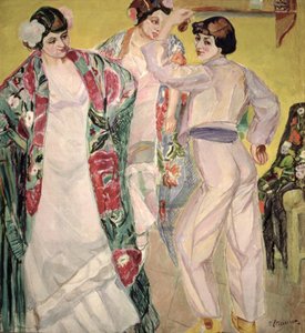Flamenkansk scene av Francisco de Iturrino