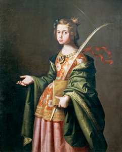 Portrett av Elizabeth av Thüringen av Francisco de Zurbaran