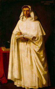 Portrett av far Jeronimo Perez, maleri av Francisco de Zurbaran (1598-1664) av Francisco de Zurbaran