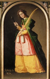 Den hellige Apollonia … av Francisco de Zurbaran