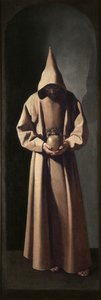 St. Francis betrakter en hodeskalle