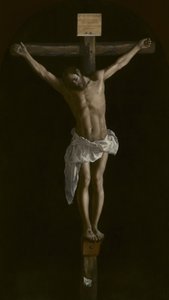 Korsfestelsen, 1627 av Francisco de Zurbaran