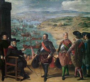 Forsvaret av Cadiz mot engelskmennene av Francisco de Zurbaran