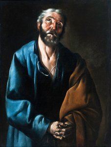 St. Peters tårer av Francisco de Zurbaran