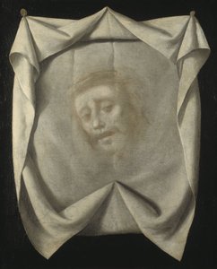 Svensk: Veronikas svetteduk Sløret til den hellige Veronica, Det hellige ansikt av Francisco de Zurbaran