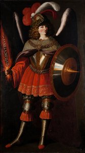 Erkeengelen Michael av Francisco de Zurbarán and Studio