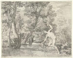 Narcissus av Franciscus de Neve