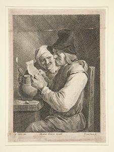 Par som leser et brev