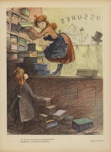 Illustrasjon for Le Rire (farge litho) av Francisque Poulbot