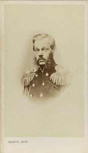 Portrett av grev Dmitry Alekseevich Milyutin 1816-1912.