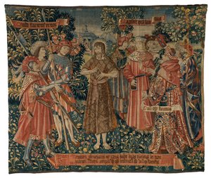 Tapet, St John Preaching (ull og silke)