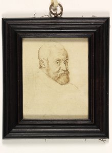 En gentleman kalt Henri Prince De Lorraine (penn og blekk på papir) av Franco Flemish School