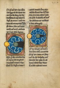 To diagrammer med sola og månen av Franco Flemish School