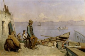 Die Rückkehr des Fischers von Francois-Louis-David Bocion