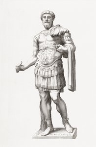 Romerske keiser Marcus Aurelius. Portrett.