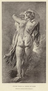 Studie for Venus i badet av Francois (after) Boucher