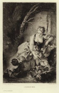 Den glade mor (gravering)