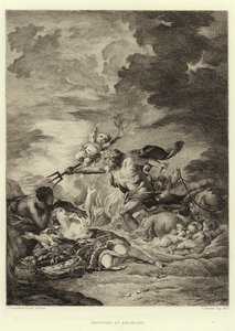 Neptune et Amymone (gravering)