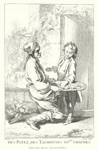 Konditorselger (gravering) av Francois (after) Boucher