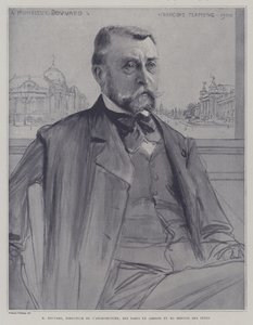 Joseph-Antoine Bouvard , fransk arkitekt og administrator (litho)
