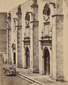 [Fengselssted for keiser Maximilian av Mexico og soldater], 1867. av Francois Aubert