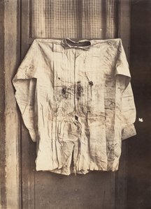 Keiserens skjorte, båret under hans henrettelse, 1867.