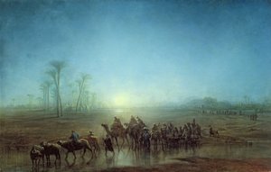 Karavane av beduiner, 1863