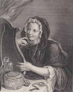 Den kokette enken, 1724.