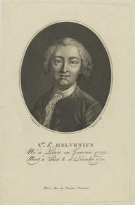 Portrett av Claude Adrien Helvetius 1715-1771, ca. 1800. av Francois Bonneville