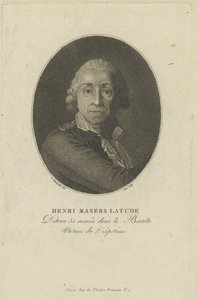 Portrett av Henri Masers de Latude 1725-1805, ca. 1793.