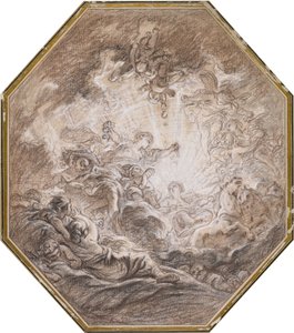 Aurora som varsler om morgensolens ankomst av François Boucher