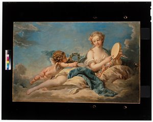 Clio, historiens og sangens muse av François Boucher