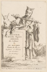 Samling av ulike kinesiske figurer av François Boucher