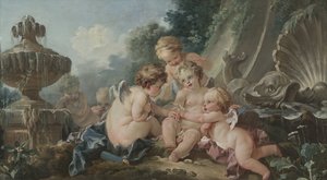 Amorer i konspirasjon av François Boucher