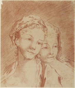 Hodene til to jenter av François Boucher