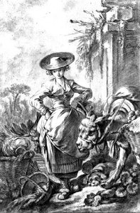Avreise til markedet av François Boucher