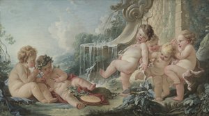 Musikk og dans av François Boucher