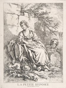 Den hvilende jenta av François Boucher