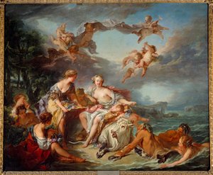 Kidnappingen av Europa. Maleri av Francois Boucher (1703-1770) av François Boucher