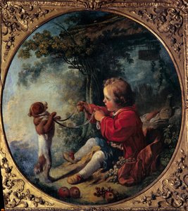 Forskerhunden Maleri av Francois Boucher (1703-1770) Choletn Museum of Art and History fra 1700-tallet av François Boucher
