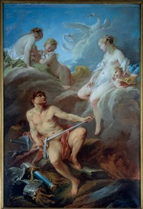 Venus ber Vulcan om våpen til Enee-maleri av Francois Boucher (1703-1770) 1732 Søn. 2,52x1,75 m av François Boucher