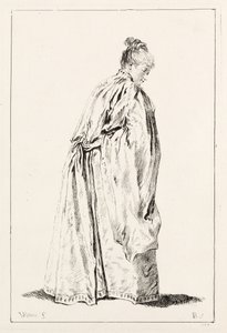 Kvinne Stående av François Boucher