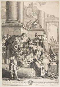 Tilbedelse.n.d. av Francois Chauveau