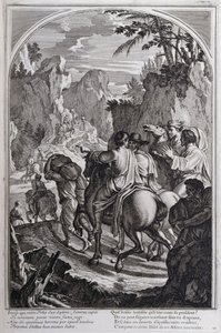 Illustrasjon fra 'Livet til St. Bruno, grunnleggeren av Chartreux-ordenen' Paris 1660. etter maleriene til Eustache Le Sueur og gravert av Fran Sois Chauveau ©UIG/Leemage av Francois Chauveau