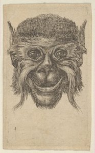 Monkey Mask, fra Divers Masques, ca. 1635-45. av Francois Chauveau