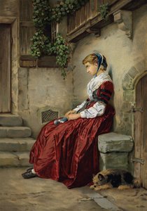 The Orphan (chromolitho)