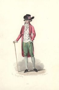 Dandy, Marie Antoinettes tid. av Francois Claudius Compte Calix
