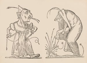 Les Songes Drolatiques de Pantagruel som inneholder flere figurer av oppfinnelsen ..., [1565]. av Francois Desprez