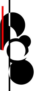Treble Clef, 2016, (skjermtrykk) av Francois Domain